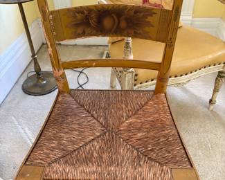 Mustard Hitchcock Chair