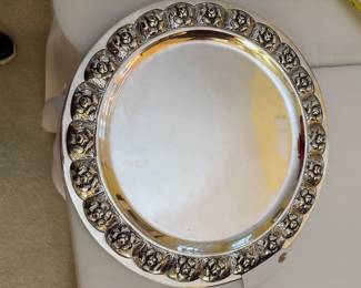 Chased Sterling Tray (1.18 lbs)