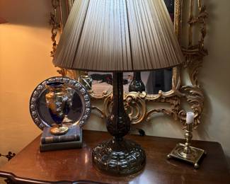 Smoke Grey Murano Lamp