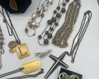 FASHION JEWELRY BEADED NECKLACES, CHAINS, EARRINGS