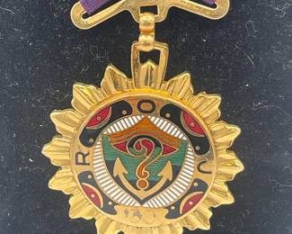 VINTAGE MASONIC ROYAL ORDER OF JESTERS MEDALLION