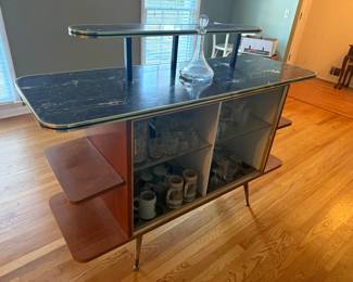 Vintage art deco bar