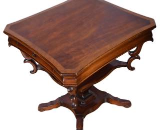 Antique Scrolled Parlor Table 2silo