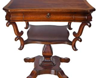 Antique Scrolled Parlor Table 1silo