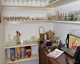 Stem and Barware, Wine Accessories, Two Culver Glassware sets and more