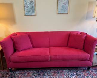 Rowe Red Sofa