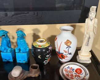 Geinger Jars, Bookends, and Vases