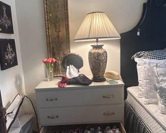 Two Custom built Bedside Chest of Drawers.   