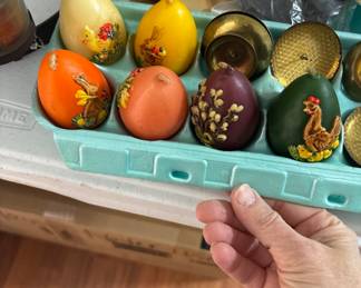 Wax Egg Candles
