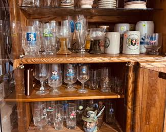 German Steins and Glassware