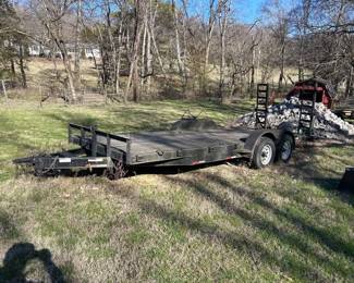 610X20 BUMPER PULL EQUIPMENT TRAILER