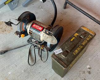 AMMO CAN RYOBI BENCH GRINDER