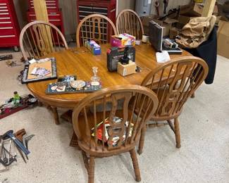 DINING TABLE 6 CHAIRS