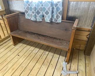 VINTAGE CHURCH BENCH