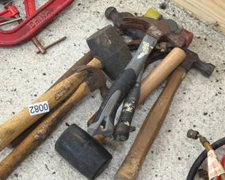 LOT OF HAMMERS