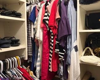 Ladies clothing L-XL, shoes size 10