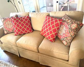 Martha Stewart beige like new sofa 
