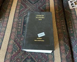 1975 CODE OF ALABAMA BOOK