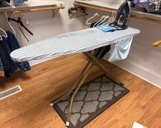 VINTAGE IRON BOARD W SHARK PROFESSIONAL IRON