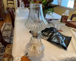 LAMPLIGHT CRYSTAL OIL LAMP