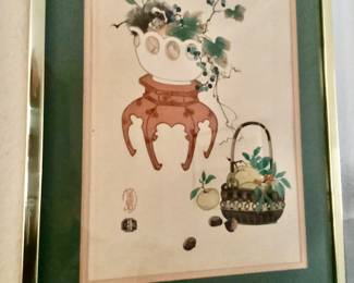 Kin-u Takeshita 2 Woodblock Print