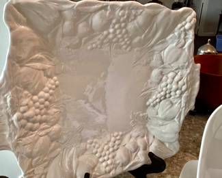 Vintage Harvest Fruit Serving Dish