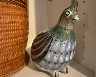Tonala Mexican Pottery Quail