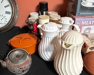 Vintage Connoisserve Swirl Thermos Carafe