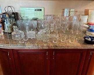 Assorted Crystal and Glassware Collection