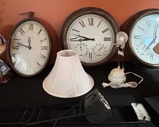 Set of Three Decorative Wall Clocks
