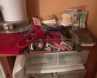 Collection of Playing Cards and Craft Supplies