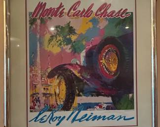 LeRoy Neiman Monte Carlo Chase Signed Lithograph