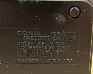 Sony TCMEV Pressman Portable CassetteCorder third image