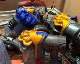 Dyson Vacuum Cleaner Parts and Accessories Lot with Electrolux Handheld second image