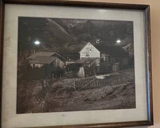 Vintage Farmhouse Landscape Photograph by Alon Kellogg