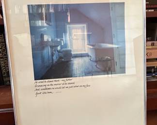 Benjamin A. Guyer Blue Bathroom Photograph