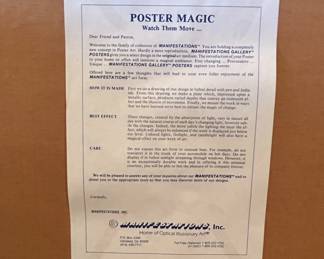 Manifestations Watch Them Move... Optical Illusion Print second image