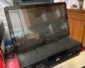 Samsung DVD or CD Player with Samsung Monitor and Sampo DVD or CD Recorder