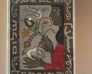 Peace Lithograph by Irene Awret