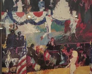 LeRoy Neiman The Presidents Birthday Party Lithograph Signed second image