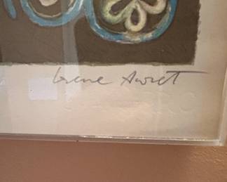 Peace and Paix Lithograph by Irene Awret second image