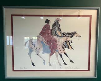 Carol Grigg - "Fiesta Days" lithograph print