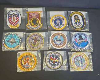 SH336Military Patches Of Naval Vessels In America