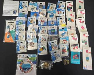 SH590Olympic Pins Depicting Various Cities and Countries for the 2010 And 2012 Games