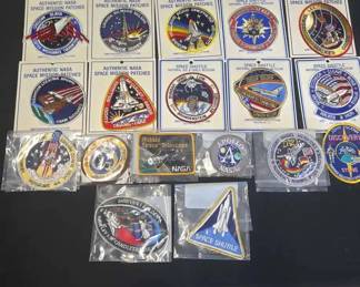 SH544Vintage NASA Space Mission Patches and Decals