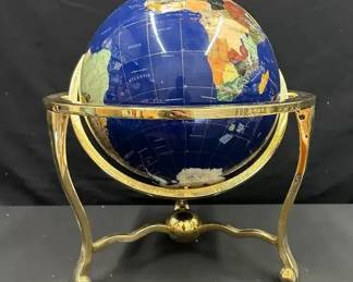 SH493Beautiful Brass Stand Globe 