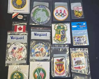 SH337Patches Depicting Various Nations And Monuments 