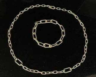 SH571VPandora, Silver ME Link Necklace  Bracelet