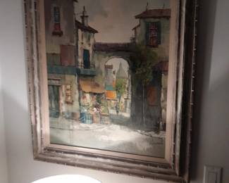 Vintage oil painting $95 as-is
