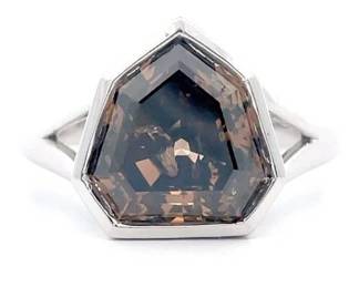 Orianne 5.07 Carat Natural Diamond Ring in Platinum